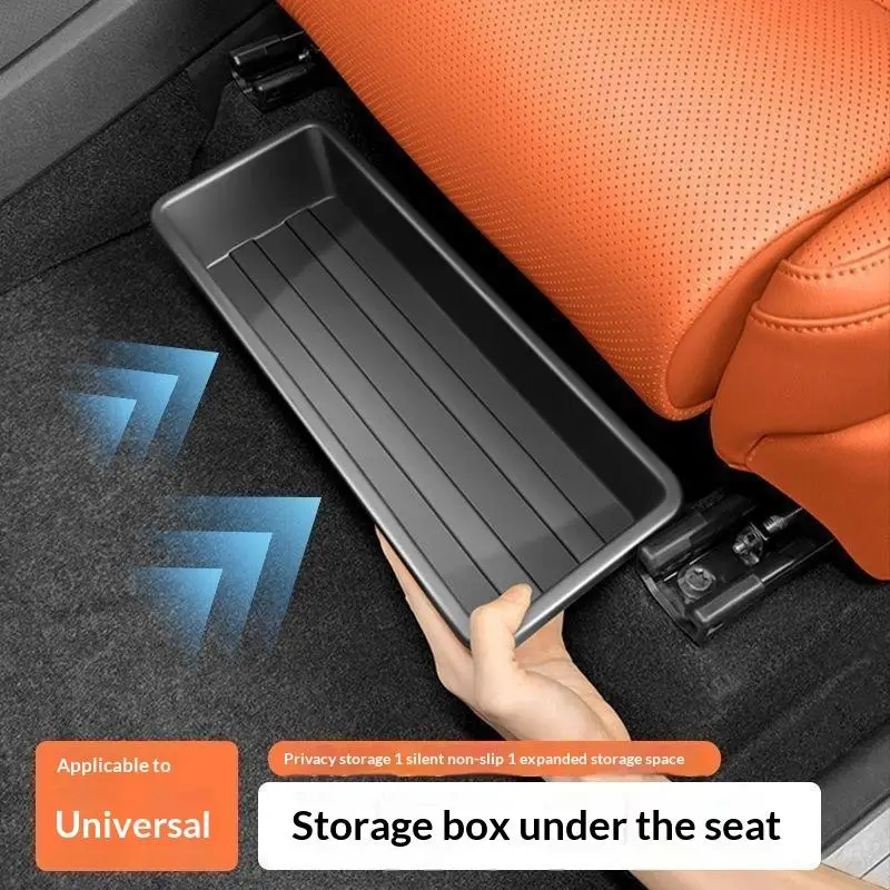 Under Seat Car Storage Box Universal Removable Organizer Waterproof Leak-proof Holder for Auto Interior Travel Daily Use