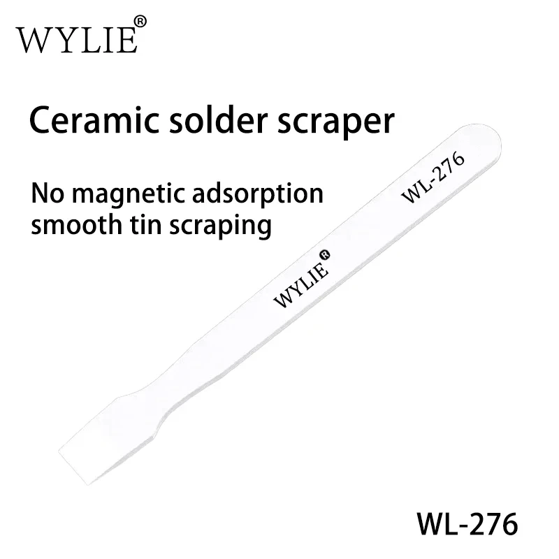 WYLIE WL-276 Non-Magnetic Ceramic Tin Scraper Mobile Phone Motherboard BGA Repair Solder Scraping Glue Adhesive Remover 1-10pcs