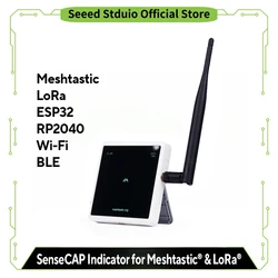 SenseCAP Indicator D1L for Meshtastic & LoRa, 4-inch Touch Screen Device Display,Power by ESP32 & RP2040,Wi-Fi,BLE,GPIOs,LoRaWAN