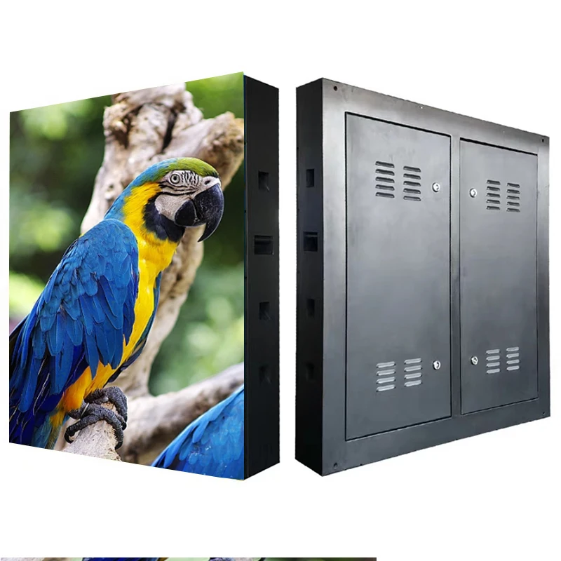 P6 P8 P10 LED-scherm voor buitengebruik, aanbieding, 320x160 mm, 3D LED reclame videowall paneel voor buitengebouwen