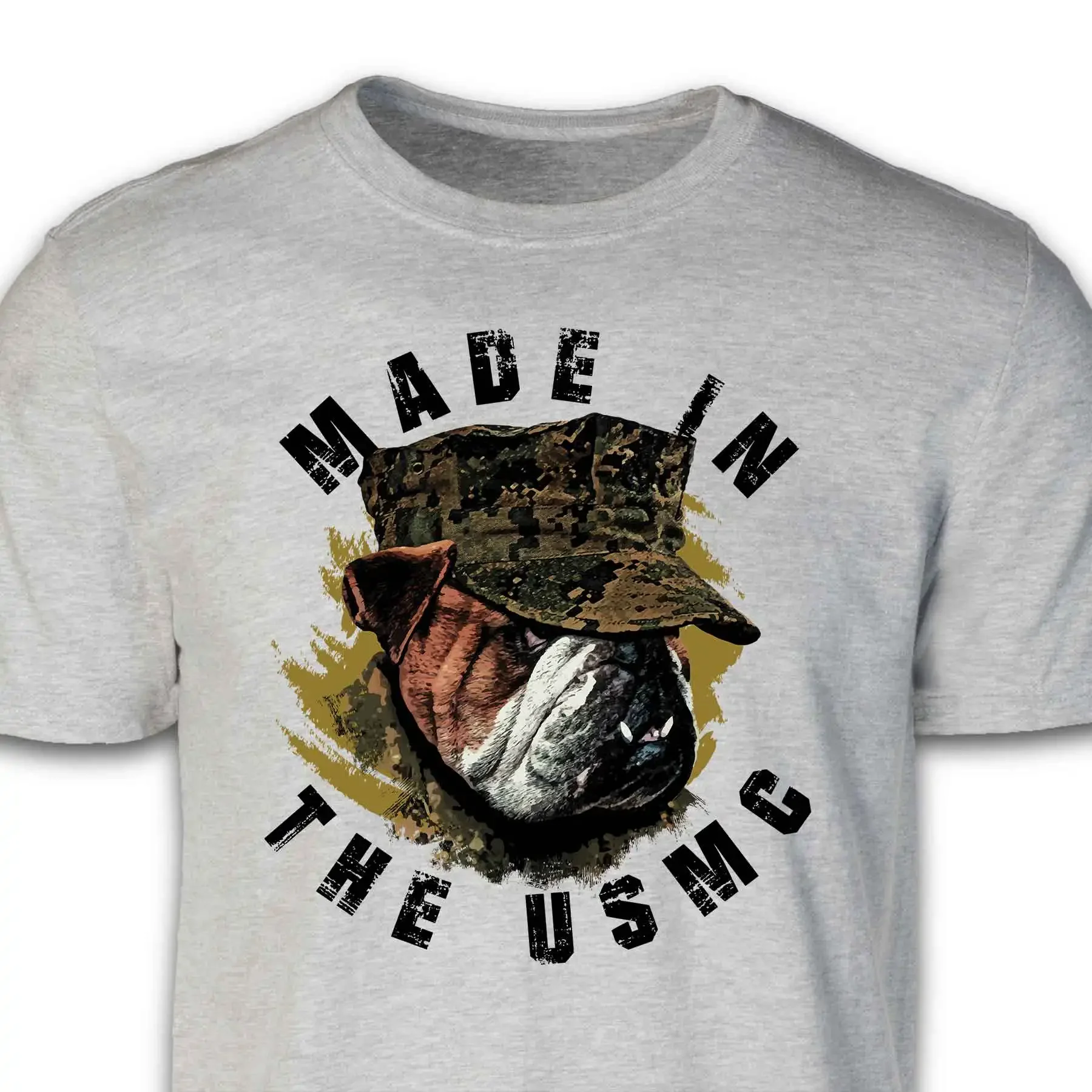 Feito no usmc diabo cão camiseta 100% algodão o-pescoço verão manga curta casual masculino camiseta tamanho S-3XL