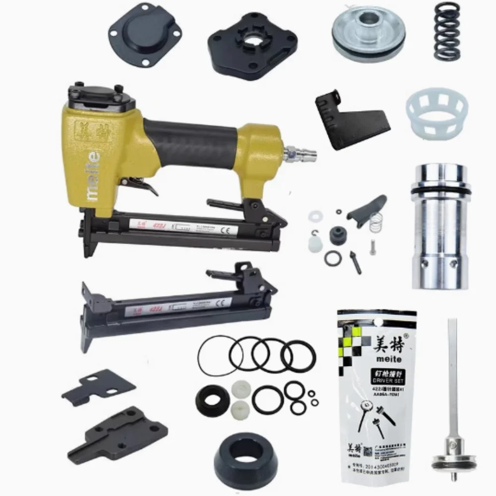 

422j Air Nail Gun Accessories Code Nail Gun Clip Pin Firing Pin Cylinder Cushion Repair Kit Gun Groove Gun Tongue Tool Parts