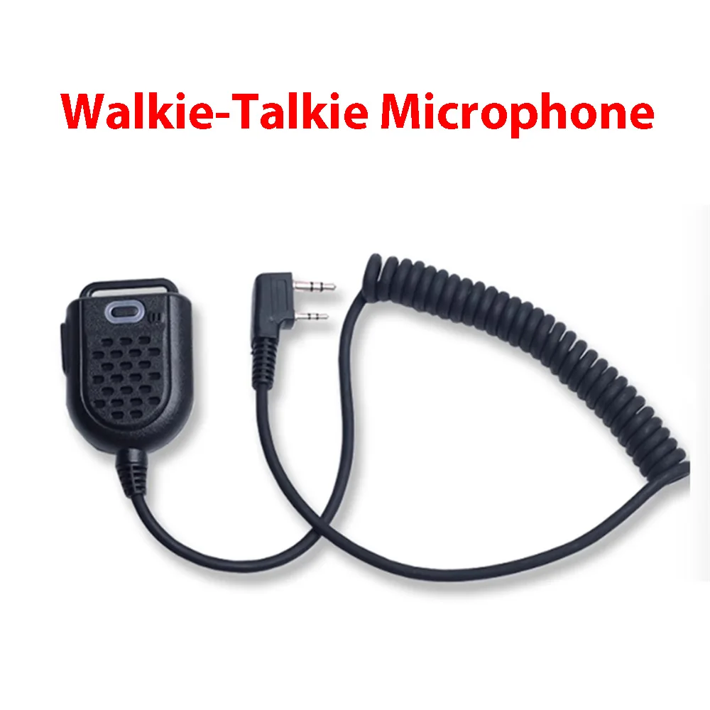 

For K-208/308,TK-220/320 Walkie-Talkie Microphone Universal Waterproof Handheld Microphone Walkie-Talkie Accessories