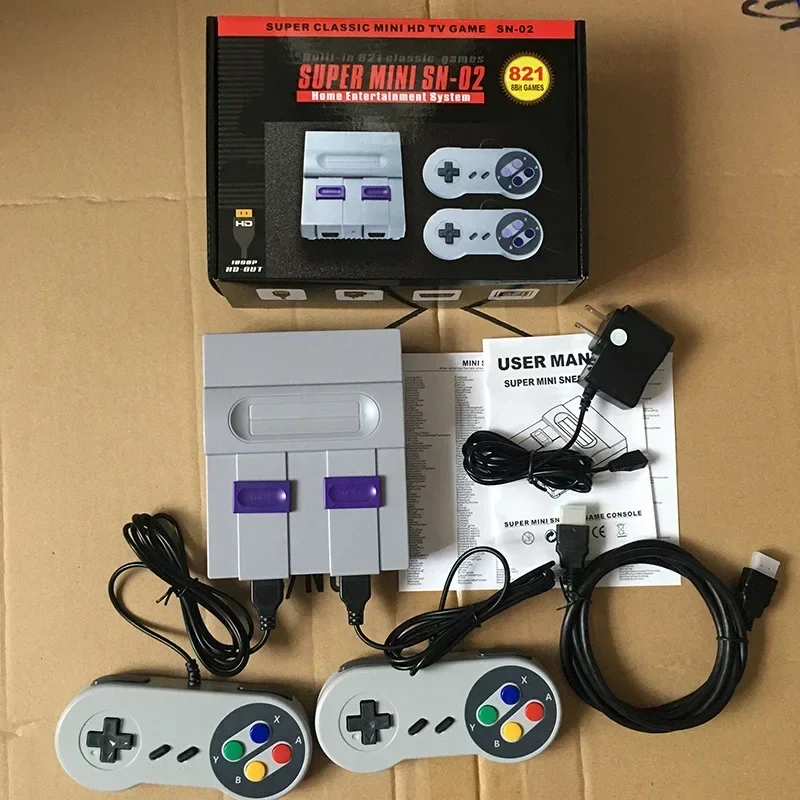 

Игровая консоль SFC821 SNES ностальгическая мини-супер домашняя игровая консоль высокой четкости 4K HDMI TV
