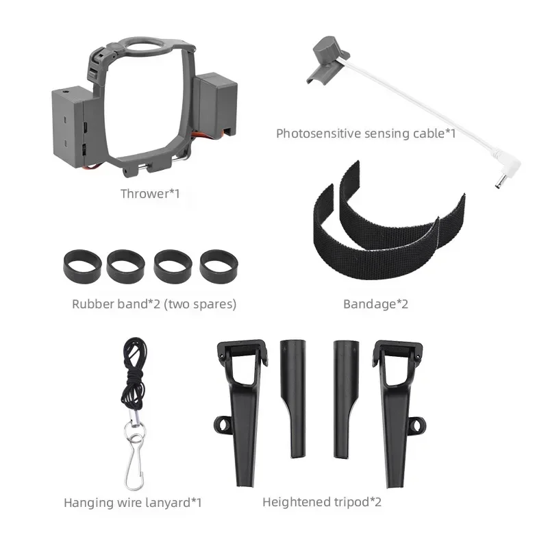 

Remote Control Airdrop Servo Kit Parabolic with Landing Gear for DJI Mavic 2 Zoom / Mavic 2 Pro Drone Accessories