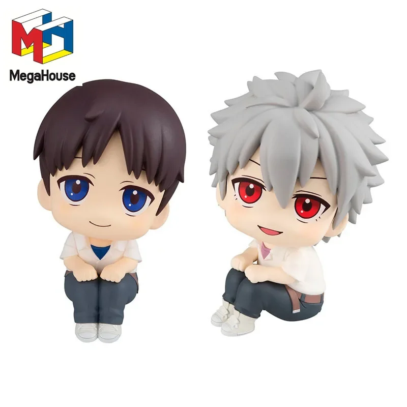 MegaHouse-figura de acción de Anime para niños y niñas, juguete Original de Lookup EVA, Nagisa, Kaworu, Ikari, Shinji, modelo de regalo, adornos