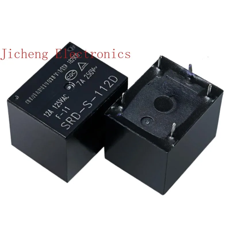 

10PCS SRD-S-105D SRD-S-112D SRD-S-124D 5PIN 10A 5VDC 12VDC 24VDC Power Relay Replaceable (JQC)HF3FF