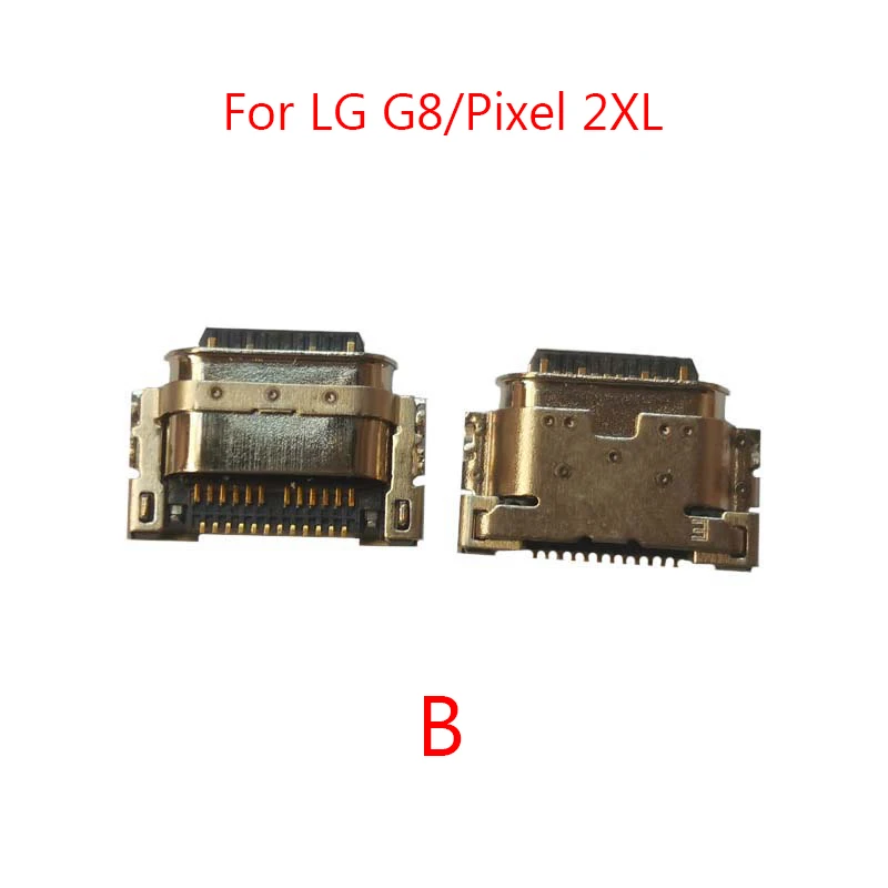 2PCS Type C USB Charging Dock Connector For LG G8 ThinQ G820 G8S G7 Q7 G6 G600 G9 G900 Q92 V60 V50 V40 V30 V35 V30S Charger Port