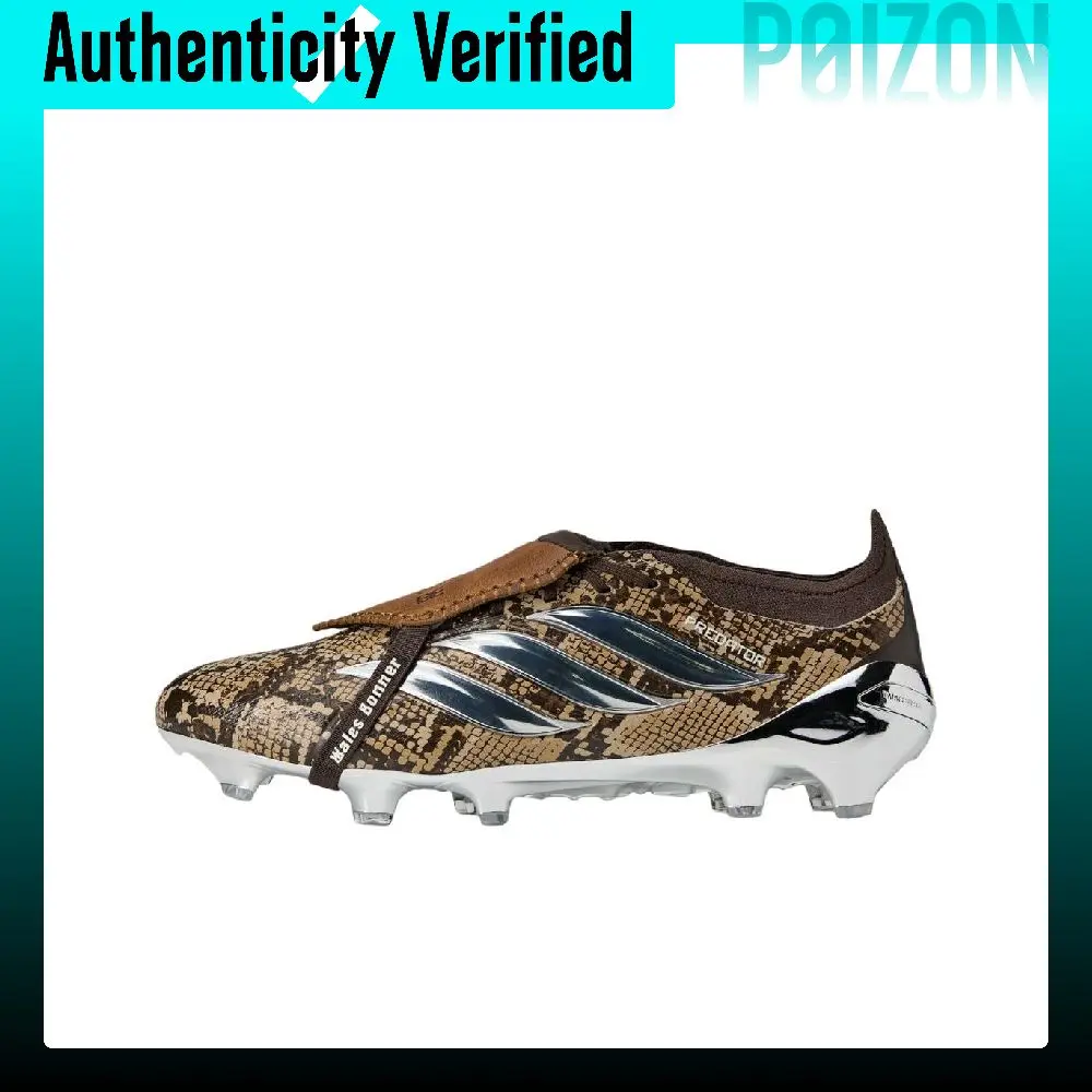 Adidas x Wales Bonner PREDATOR ELITE Soccer Shoes Unisex Brown Black JR4430