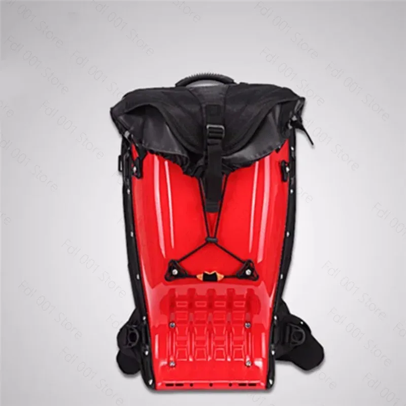 Motorcycle Racing Helmet Bag Riding Waterproof Protective Drop Backpack Travel Hard Shell Luggage ABS