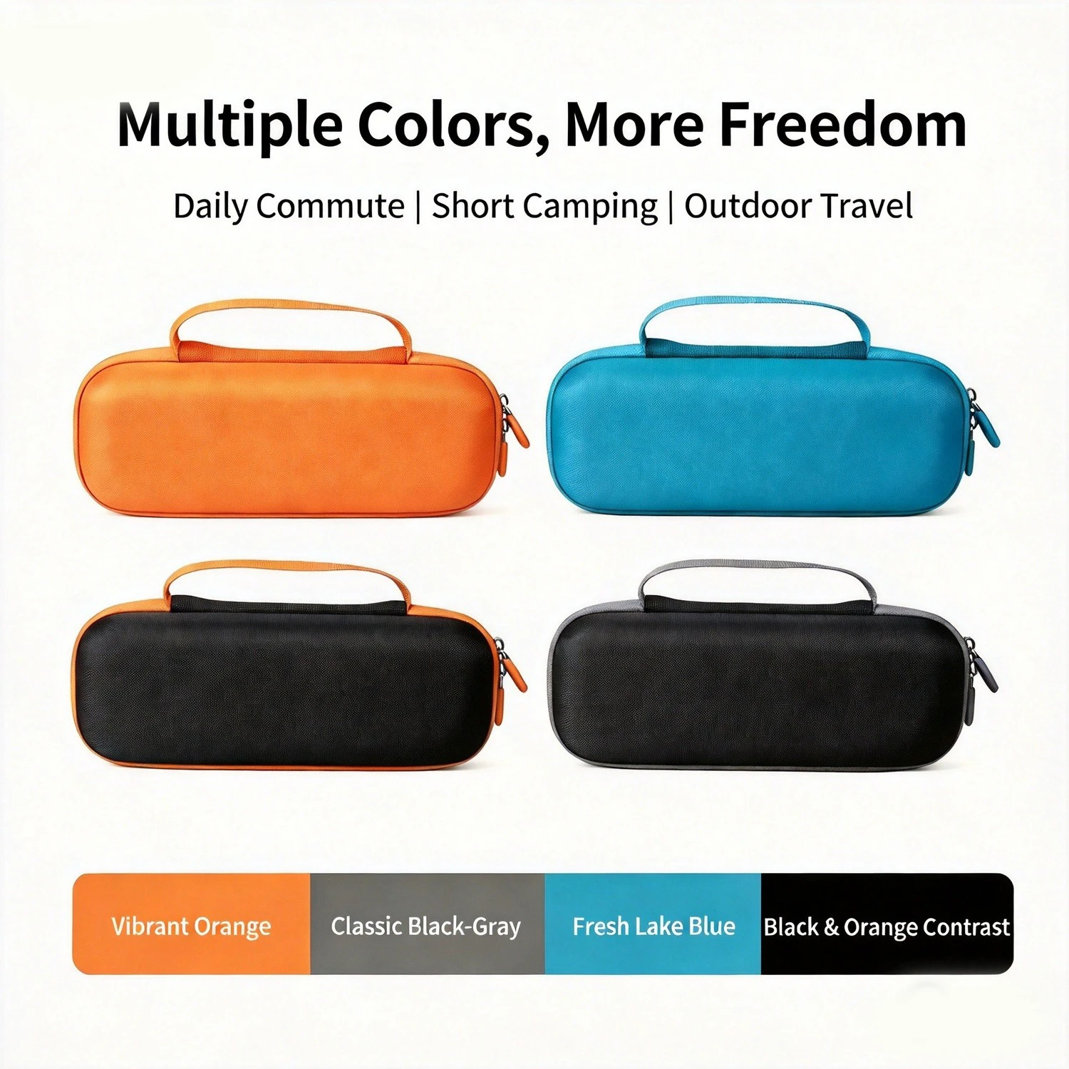 Hard EVA Case for Turtlebox Ranger Waterproof Dustproof Shockproof Oxford Fabric with Handle Double Zipper Multiple Colors