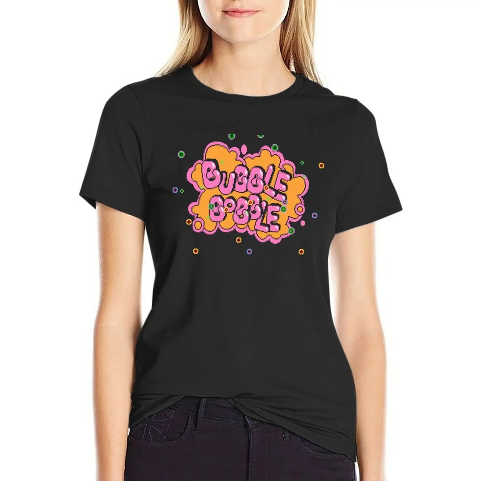 

Bubble Bobble (NES) T-Shirt customs design your own animal print summer top workout t shirts for Women