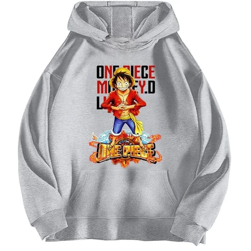 

ONE PIECE Road SealSuite Hat Sweater Men Women Long Sleeve Jacket Casual Loose Clothing Nautical King Animation Autumn Winter