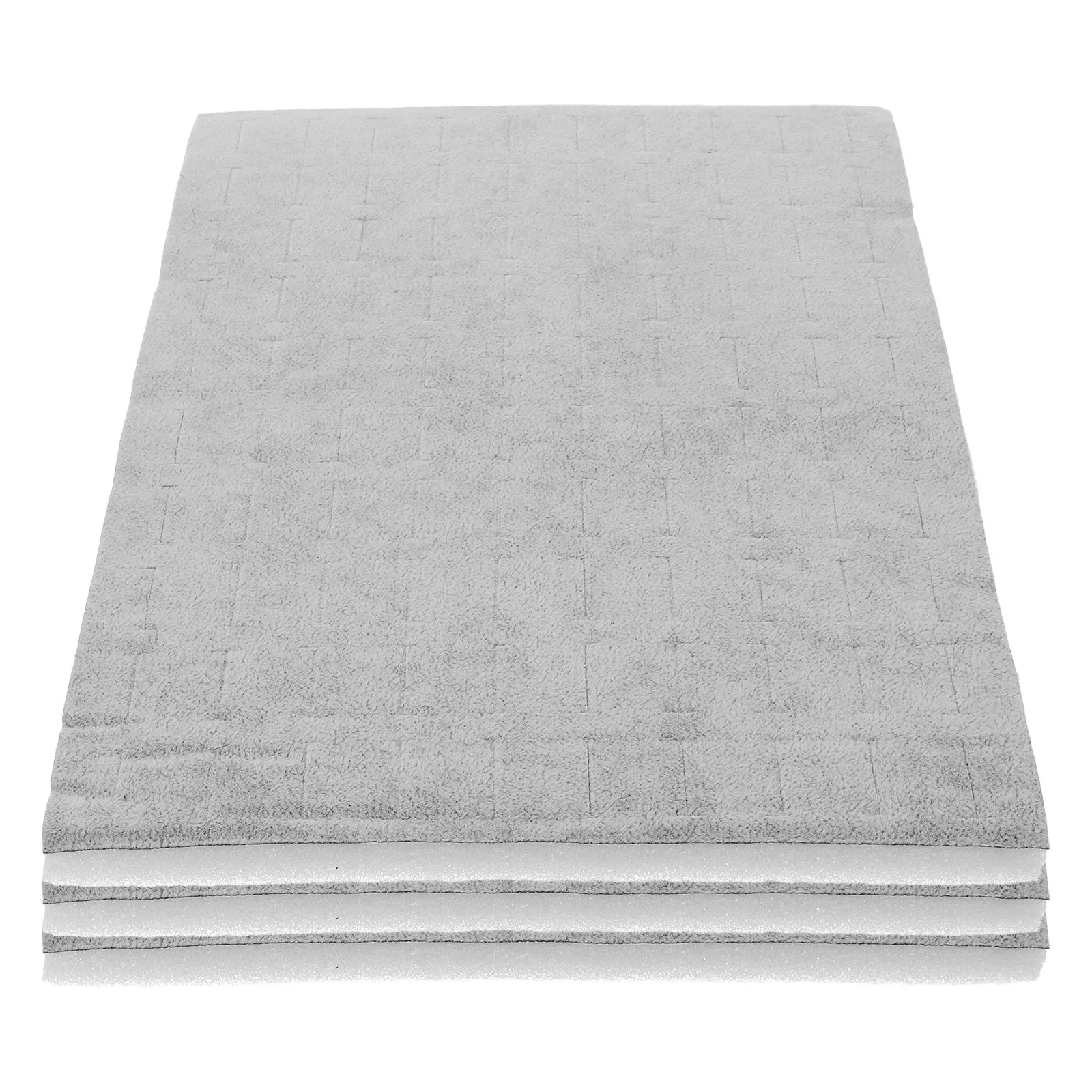 

3pcs Grey Jewelry Box Inserts Sponge Foam Pads For Ring Earring Organizer Storage Display Tray Case Liner Jewelry Storage