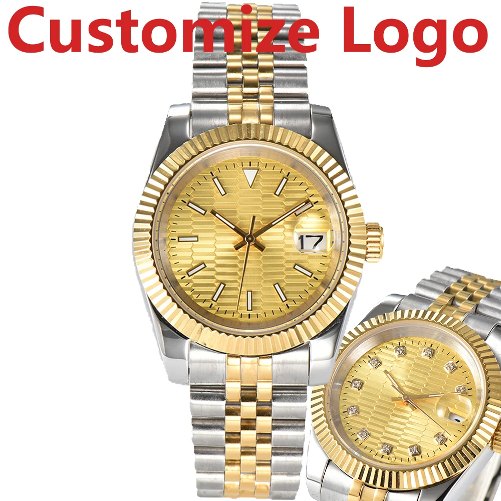 

Customize Logo 39mm/36mm Automatic Mechanical Watch NH35 Automatic Movement Stainless Steel Case Waterproof 10ATM Sapphire Glass