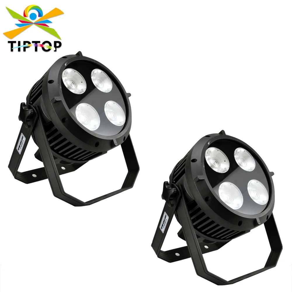 TIPTOP 200W Waterproof Aluminum Stage Warm White Cool White Projector DMX Control Truss Table 4x50W COB Led