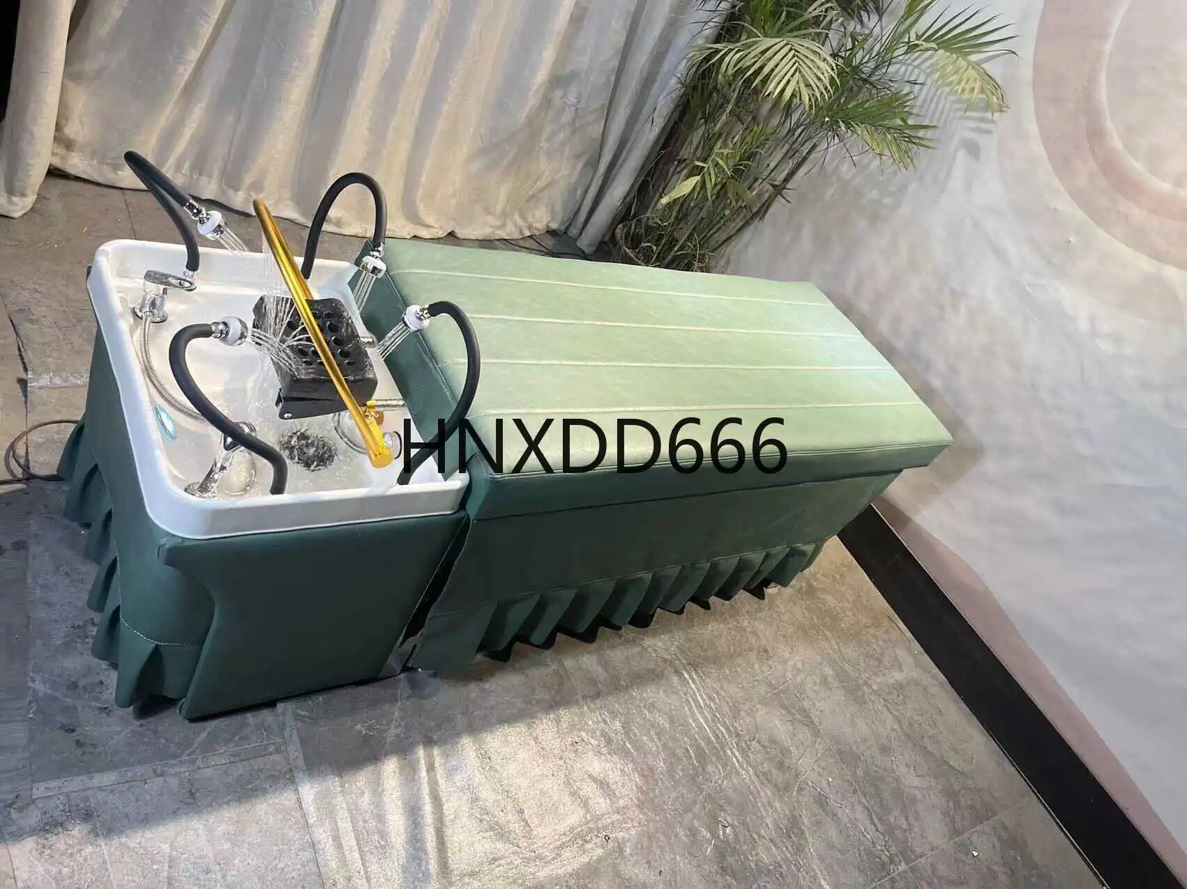 Lit de shampoing pour traitement des cheveux, multi-buse, salon de coiffure intelligent, salon de coiffure, température constante, circulation d'eau, massage spécial