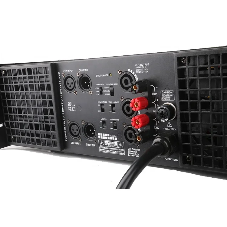 CA Series 3U Audio Sound Standard CA12 CA18 CA20 5000 10000 Watt High Professional Power Amplifier