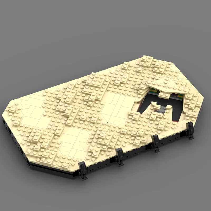 Popolare Modello di Mattoncini da Costruzione Ispirato a Film, Base Tecnologica Modulare, Regalo di Natale, Set Fai-da-Te per Assemblaggio