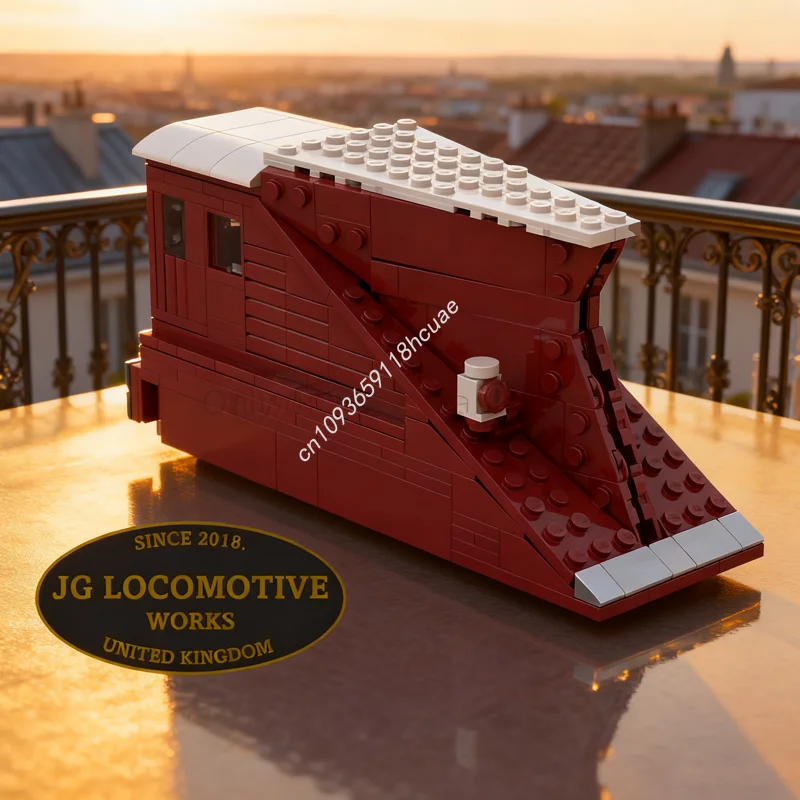 

461 шт. MOC NER Snowplough City Trainsed Модель Строительные блоки Строительство DIY Идея Образование Рождественский подарок Кирпичная игрушка для детей