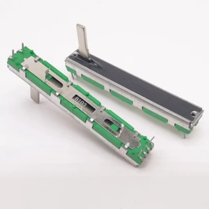Chất chiết áp trượt kép, sê -ri fadel khoảng cách khóa học, B103, B10K x 2, máy trộn 60mm, 45mm, 1pc 10 Sliding Fader bán hàng chính - №7