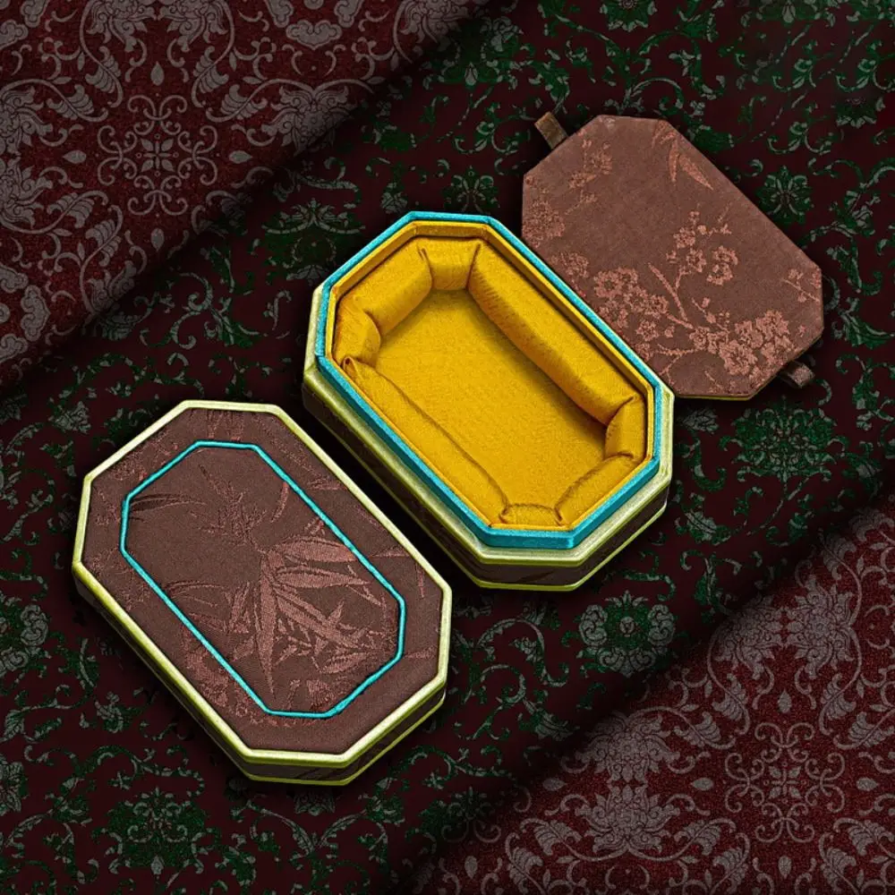 Высококачественная тканевая коробка для часов, защита от падения, износостойкая шкатулка для драгоценностей, прочный портативный органайзер для ожерелья