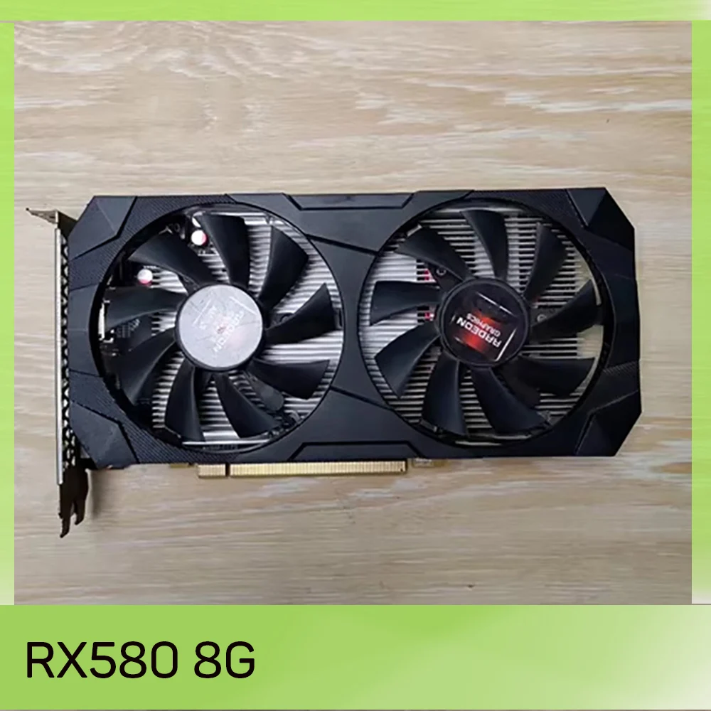 

Для карты дисплея AMD с двойным вентилятором, рассеивание тепла RX580 8G