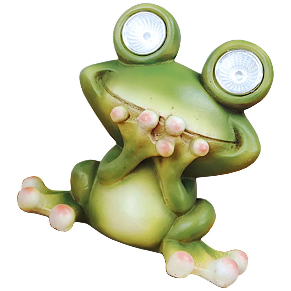 

Solar Frog Light Resin Ornament Garden Decoration LED Night Light Outdoor Decorative Yard Lawn Statue Solar Powered Waterproof