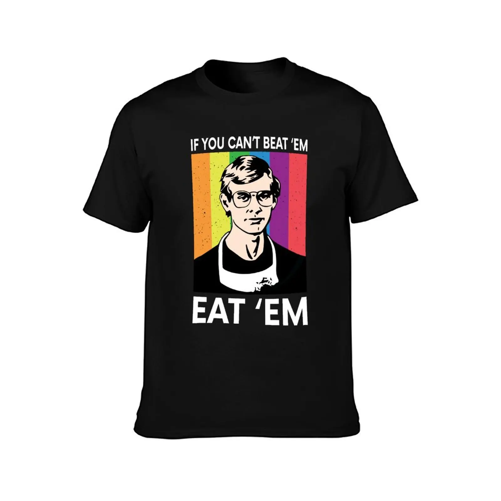If You Can't Beat 'Em Eat 'Em Gift T-Shirt Fashion Print Casual Short Sleeve T-Shirt