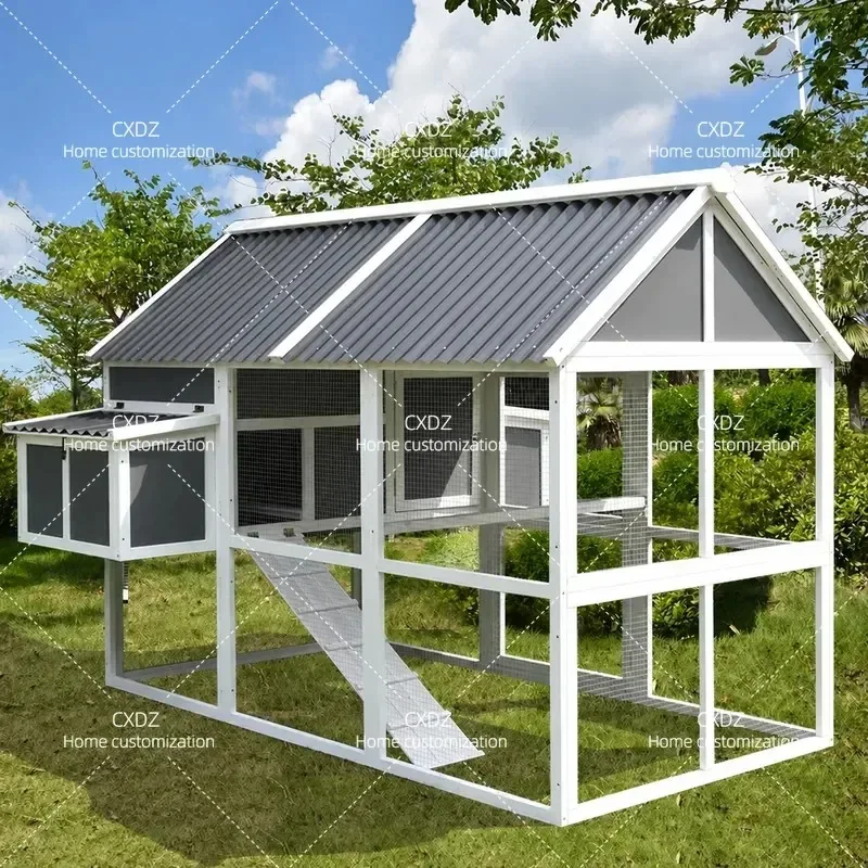 Large Outdoor Chicken Coop Pigeon Cage Cat Dog Bird Rabbit Pet House Nest