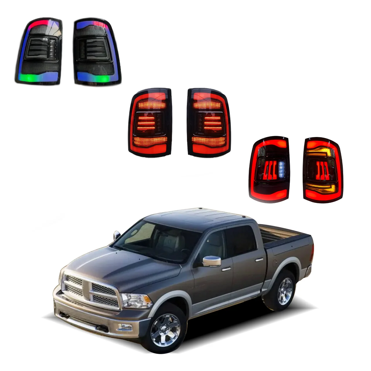 

DK Motion Modified LED Taillights for Dodge Ram Car Rear Lamp for Ram1500 2500