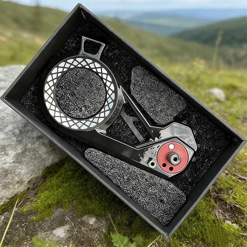 WHEELTOP EDS TX Carbon Fiber Pulley Cage Upgrade Kit with Ceramic Bearings Compatible with WHEELTOP TX Rear Derailleur