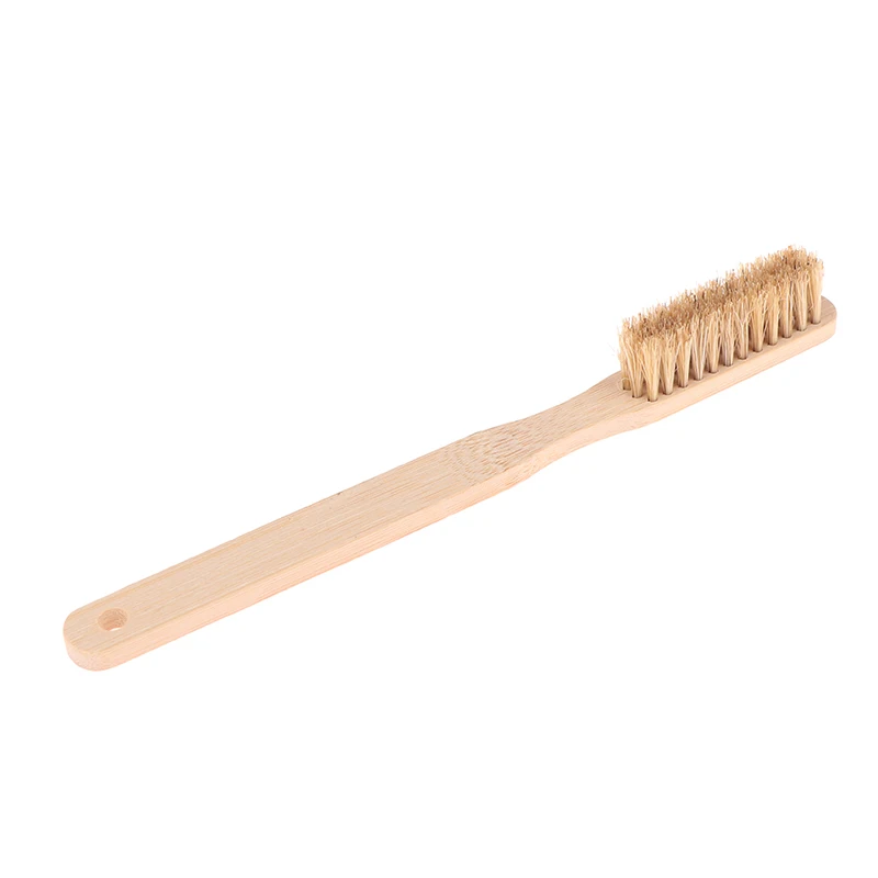Wooden Handle Boar Bristles Climbing Brush Portable Rock Chalk Bouldering Scrubber Gear