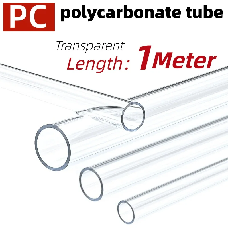 

PC Tube Clear Hard Tube Aquarium Round PIPE Water Pipe Fish Tank Tube Transparent plastic pipe Fish Tank Water Tube