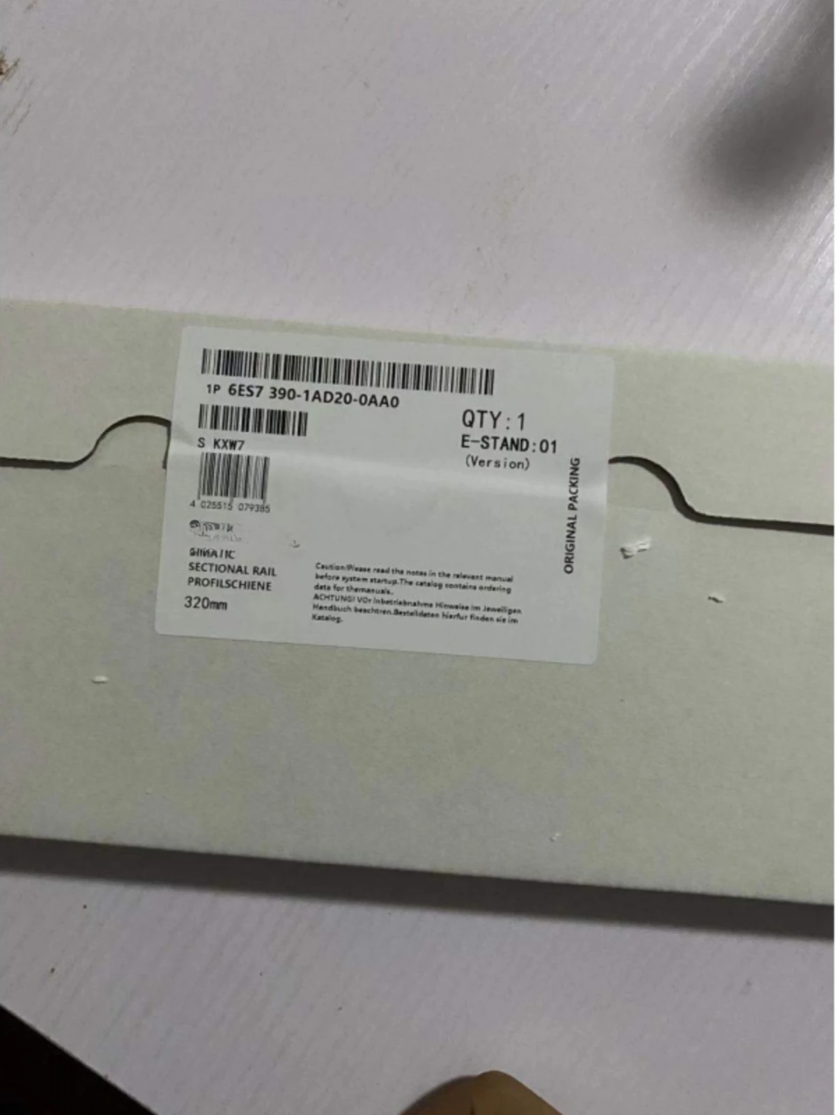 

6E7390-1AD20-0AA0/1AE80/1AF30300 Installation Guide Rail Is In Stock.