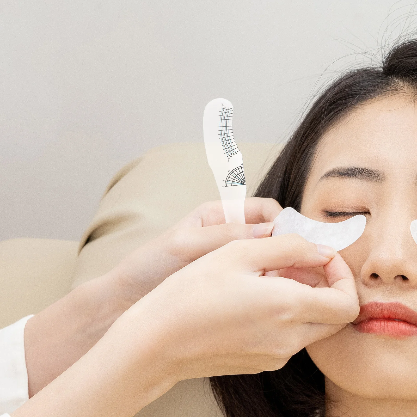 

10Pcs Lash Extension Measuring Tool Eyelash Length Ruler for Accurate Results Salon Grade Lash Measuring Ruler for Beauty