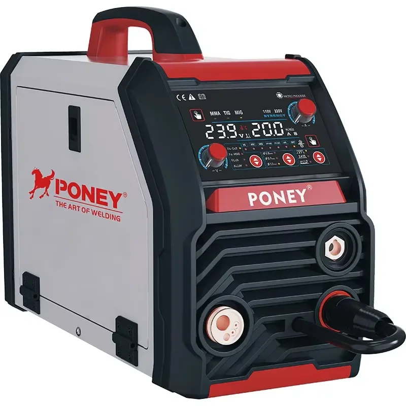 Wholesale 220V Digital Control Synergic 3-in-1 Multi-Function MIG Welding Machine 200A CO2 Gas Shield New MIG-200AM