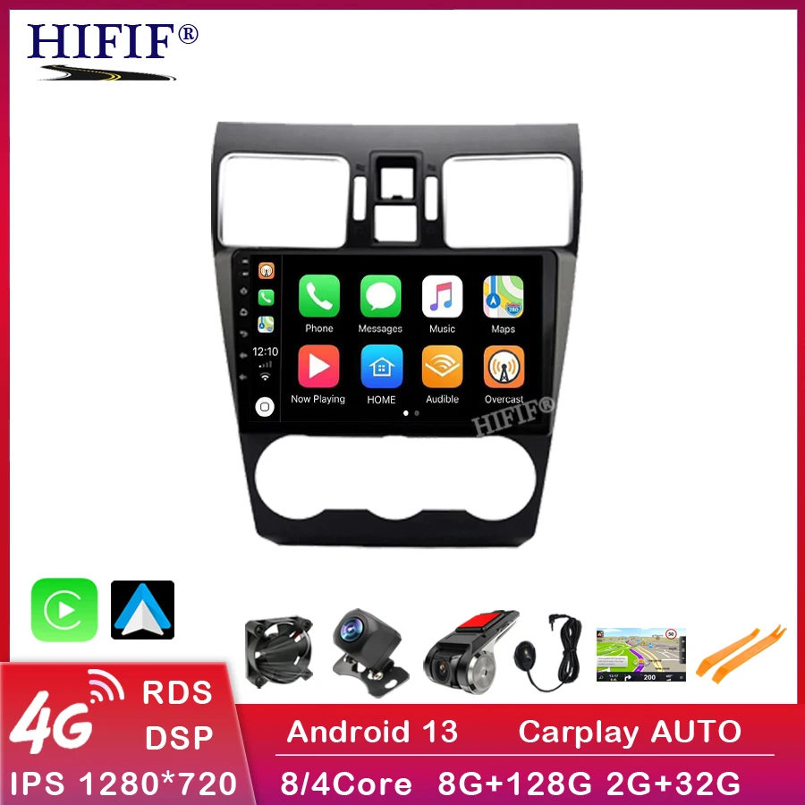 

Car radio 2 din android 13 with screen For Subaru WXR Forester Impreza 2012-2015 autoradio Carplay 2DIN stereo video players