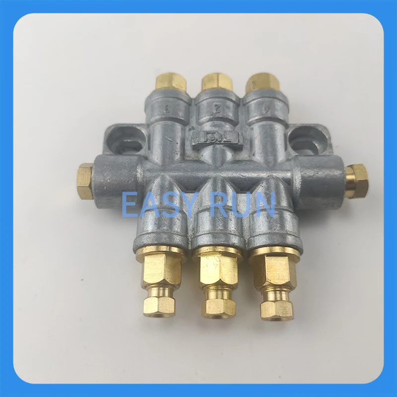 Pressure Relief Oil Circuit Distributor One Point 3 Hole Distribution Valve Volume Grease Distributor Oil Discharge