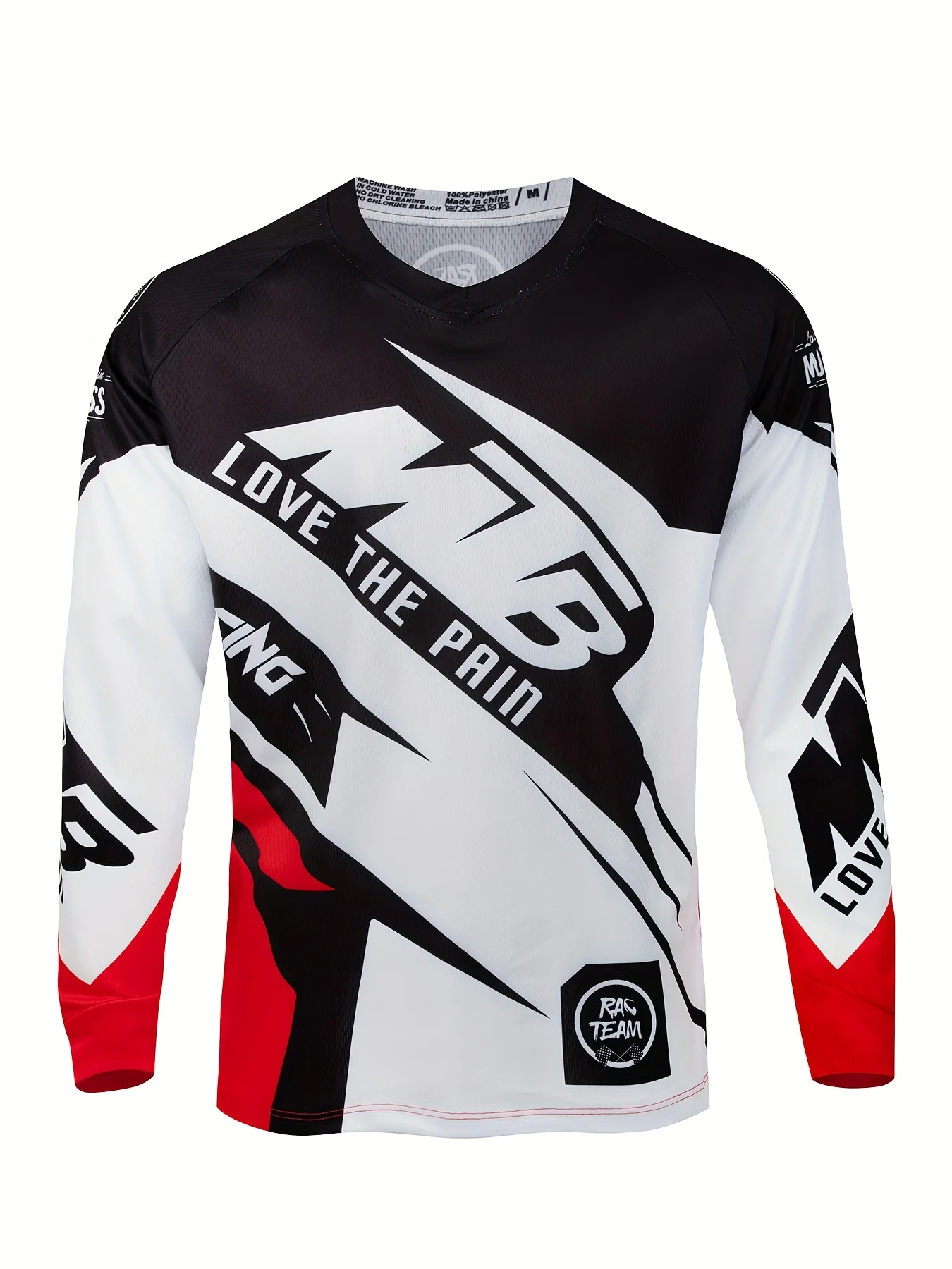 Spring Autumn MTB Long Sleeved T-shirt for Men and Women, Fashionable Trendy, Multiple Styles, V-neck, Motorcycle T-shirt