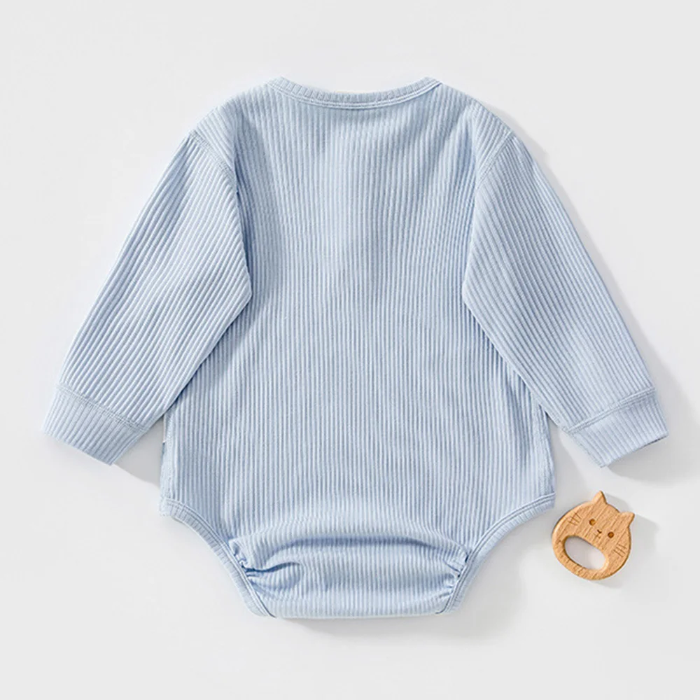Baby Girl First Christmas Bodysuit Long Sleeve Solid Color Spring Autumn Baby Boutique Clothing Newborn Boy Romper