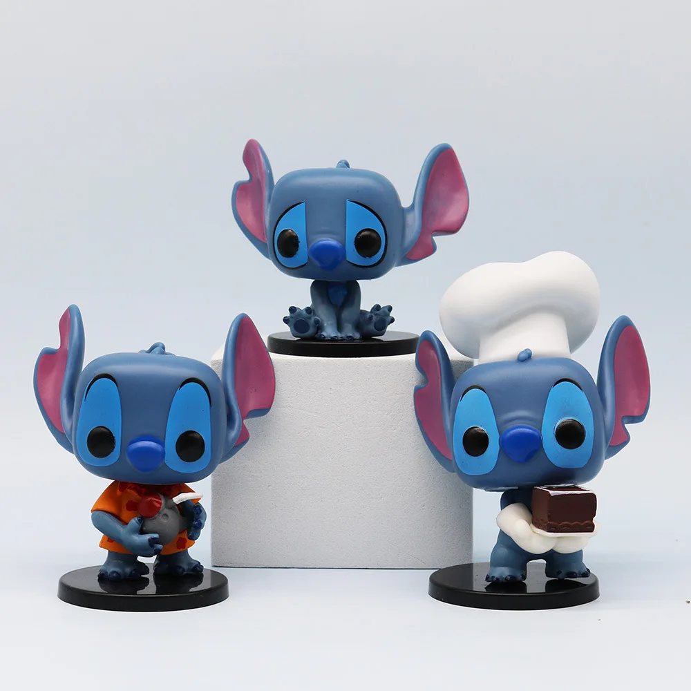 6Pcs Anime Cute Lilo Stitch Action Figura Model Toys Ornament Dolls Collection Model Stitch Toys For Children Christmas Gift