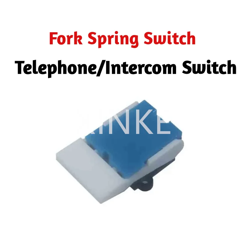 Blue telephone key microphone switch 17*24 building intercom Fork Spring Frog Switch take-up switch KW14-32A2