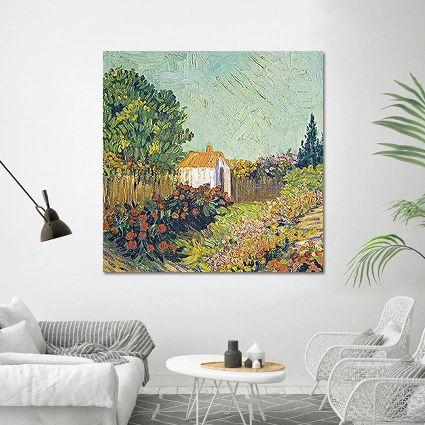 

Natural Scenery Art Painting, Unframed Abstract Canvas, Acrylic Flower Replica, Famous Paintings, Wall Pictures for Living Room