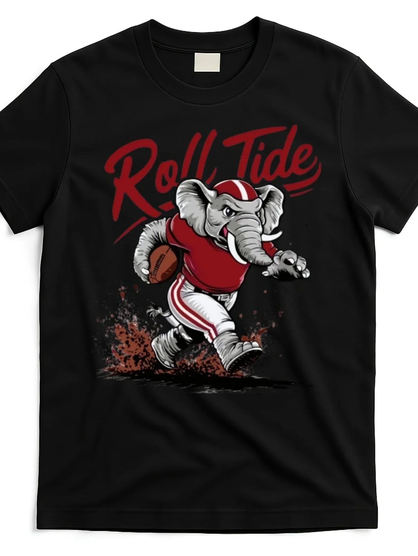 

Alabama Roll Tide Elephant Ala.bama Sport T Shirt At Black Product Image Unisex Gift Suitable for Casual Outing