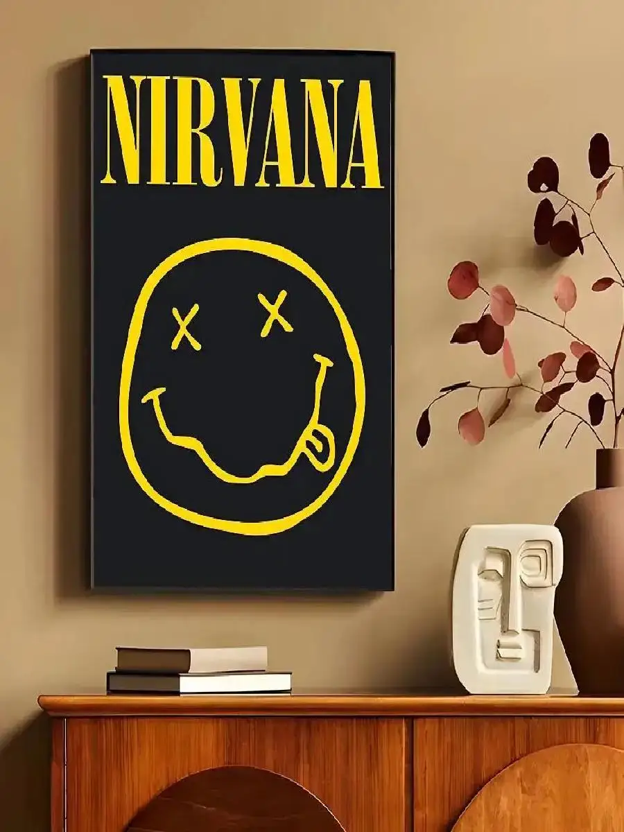 Nirvana Classic Vintage Posters HD Quality Wall Art Retro Decor for Home Room Walls