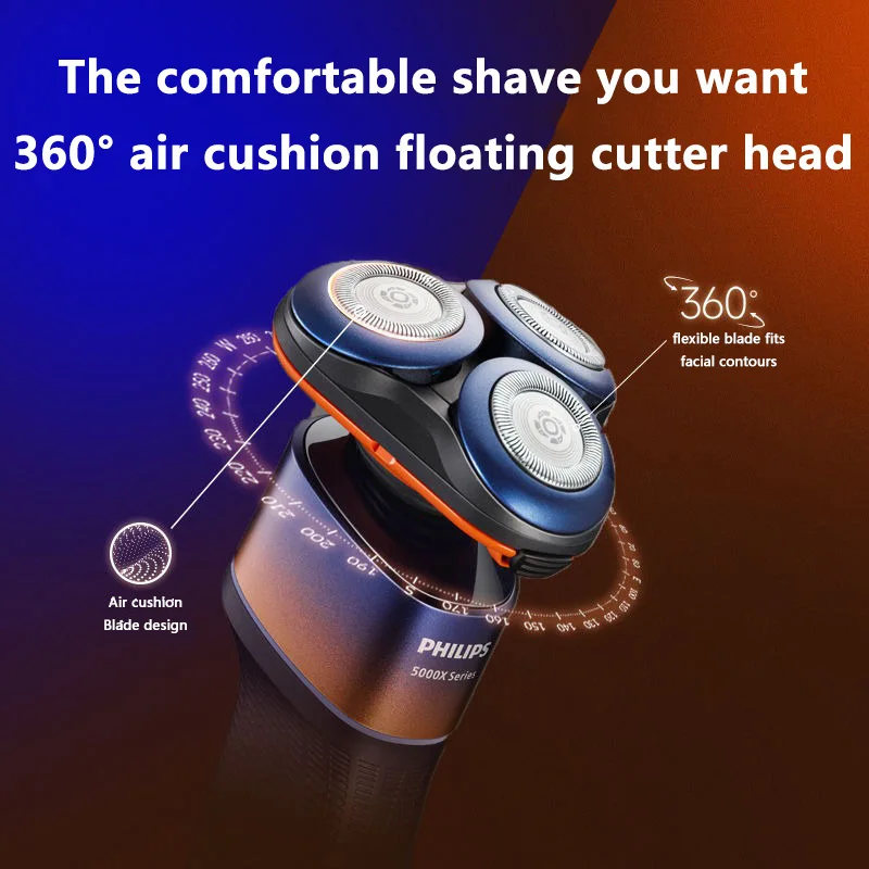 Philips Men\'s Shaver X5005 Electric Shaver Honeycomb New Product X5000 Series Luxury Gifts Preferred Brand Autumn New Product