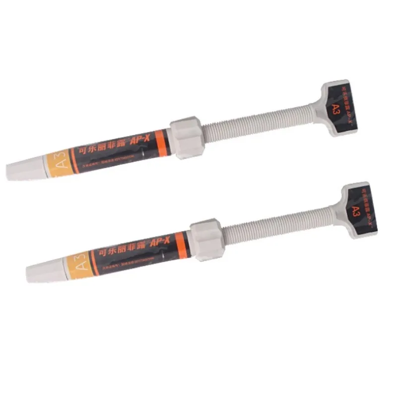 مواد طب الأسنان الراتنج علاج الضوء AP-X الراتنج 4.6 جرام/أنبوب مواد طب الأسنان عن طريق الفم كوراراي نانوكومبوزيت الراتنج لاصق A2/A3/A3.5
