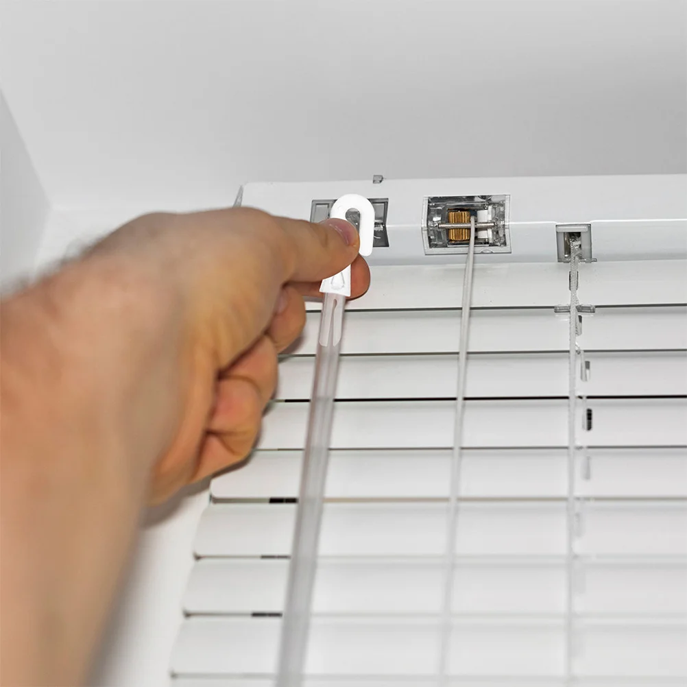 

20pcs Blind Hook Replacement Clear Plastic Window Blind Wand Hooks Tilt Connector For Home Office Vertical Horizontal