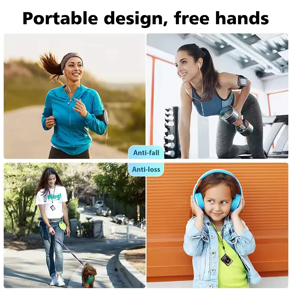 32GB/64GB Hifi MP3 Player 2.4inch Bluetooth 5.0 Full Touch Screen MP4 Audio Player Built-in Speaker Recording E-Book Video